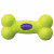 Kong Air Squeaker Bone Geel - Hondenspeelgoed - Large