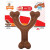 Nylabone Extreme Chew Wishbone Bizon Bizon - Hondenspeelgoed - L