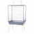 Zolux Neolife 80 Xl Vogelkooi - Vogelverblijven - 81x48x152 cm Grijs Xl