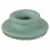Zolux Rodent Rubbere Borstel - Vachtborstel - 75x75x25 mm Groen