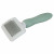 Zolux Rodent Slickerborstel - Vachtborstel - 60x30x137 mm Groen Wit