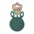 Zolux Ehop Hooiruif Konijn - Ruif - 5.5x12x17 cm 170 g Groen