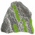 Zolux Groeiend Decor Steen M - Aquarium - Ornament - 10.8x16.4x7.2 cm Twee Kleuren