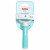 Zolux Puppy Soft Slicker - Hondenvachtborstel - 4x6.4x16.5 cm Wit Turquoise Geschikt Voor Langhaar