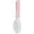 Zolux Anah Cat Zachte Borstel - Kattenvachtborstel - 3.5x5.5x21 cm Pink Wit For Cat. All Coat Types