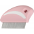 Zolux Anah Cat Ronde Vlooienkam - Kattenvachtkam - 1.7x5.8x8.5 cm Pink Wit For Cat. All Coat Types