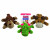 Kong Speeltje Pluche Cozie Naturals - Hondenspeelgoed - 15 cm Assorti