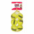 Kong Air Squeaker Ball - Hondenspeelgoed - 6 cm Geel 6 stuks Medium