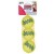 Kong Air Squeaker Ball Geel Medium 3 st - 6 cm