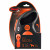 Flexi Rollijn New Neon Tape M 5 m - Hondenriem - Zwart&Oranje