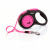 Flexi Rollijn New Neon Tape S 5 m - Hondenriem - Zwart&Roze