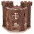 Trixie Natural Living Speelburcht Matti - Kooi Accessoire - 17x15x12 cm