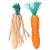 Trixie Knaagspeeltje Strotouw Wortel En Maïskolf - Speelgoed - 15 cm Assorti 2 stuks