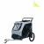 Trixie Fietskar Opvouwbaar - Hondenfietskar - Grijs Zwart 74x95x103/143 Cm Tot 33 Kg Large