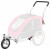 Trixie Joggingkit Voor Fietskar Rood/Zwart - Hondenfietskar - L