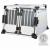 Trixie Dubbele Vervoersbox Auto - Autohondenbench - 93x64x88 cm Zilver M/L