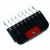 Moser Opzetkam Nr.1 Type 2 - Tondeuse - 3 mm Rood