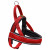 Hunter Harnas Norweger Racing Nylon Rood&Zwart - Hondenharnas - 42-53x2 cm