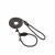 Hunter Sliplijn Freestyle Nylon Rond - Hondenriem - Grijs