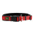 Hunter Klikhalsband Vario Plus Rood&Zwart - Hondenhalsband - L 50-55x2.5 Cm