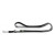 Hunter Trainingslijn Neopren Nylon Zwart&Grijs - Hondenriem - 200x2.0 cm
