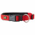 Hunter Klikhalsband Neopreen Vario Plus Rood&Zwart - Hondenhalsband - M-L 45-50x2.5 Cm