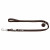 Hunter Verstelbare Looplijn Leder Donkerbruin - Hondenriem - 200x1.3 cm
