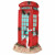 Aqua Della Telefooncel Ornament - Aquarium - Ornament - 9.5x9.5x17.5 cm Rood