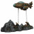 Aqua Della Steampunk Drijvende Onderzeeër - Aquarium - Ornament - 20x9.7x16 cm