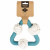 D&D Milou Lagoon - Hondenspeelgoed - 17 cm Blauw