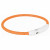 Trixie Usb Flash Lichtgevende Buis Ø 7 Mm Oranje - Hondenveiligheidslampje - M-L