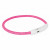 Trixie Usb Flash Lichtgevende Band Ø 7 Mm Roze - Hondenveiligheidslampje - Xs-S