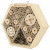 Natuurmonumenten Insectenhuis Zeshoek - Nestkast - 25x8x25 cm Medium