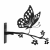 Wildbird Metal Silhouette Vlinder - Tuindecoratie - Zwart