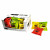 Little Friends Popcorn Mix - Knaagdierenvoer - Appel Banaan Kersen 18 g Groen Geel Rood