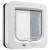 Sureflap Microchip Kattenluik - Kattendeur - Grijs Wit