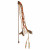 Flamingo Indy Hengel Met Kralen - Kattenspeelgoed - 50x13x560 mm Beige Oranje Turquoise