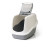 Savic Kattentoilet Nestor - Kattenbak - 56x39x38.5 cm Grijs Groen