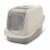 Savic Kattentoilet Nestor Happy Planet 56X39X38.5 cm - Kattenbak - Mokka&Graniet&Grijs