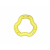 Vadigran Tpr Ring Yellow Vanilla Geel - Hondenspeelgoed - 12 cm
