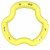 Vadigran Tpr Ring Yellow Vanilla Geel - Hondenspeelgoed - Ø21 cm