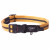 Rogz Air Tech Halsband Zwart&Oker - Hondenhalsband - L 34-56 Cm