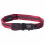 Rogz Air Tech Halsband Zwart&Donkerrood - Hondenhalsband - 43-70 cm