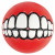 Rogz Grinz Treat Ball Medium - Hondenspeelgoed - Rood M