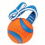 Chuckit Ultra Tug Oranje&Blauw - Hondenspeelgoed - L