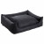 Maxxnobel Orthopedische Sofa Lederlook/Teddy Zwart&Antraciet - Hondenbank - Large