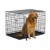 Midwest bench 2-deurs zwart - 109x73x77 cm