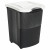 Rotho Mypet Voercontainer Zwart&Wit - Hondenvoerbewaarbak - 38 l