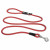 Curli Stretch Comfort Leash Rood - Hondenriem - 180x0.8 cm Rond Nylon Ø 8 Mm