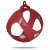 Curli Clasp Vest Harness Clasp Air-Mesh Rood - Hondentuig - M
